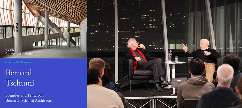 TSCHUMI AND EISENMAN CONVERSATION AT CORNELL UNIVERSITY NYC 